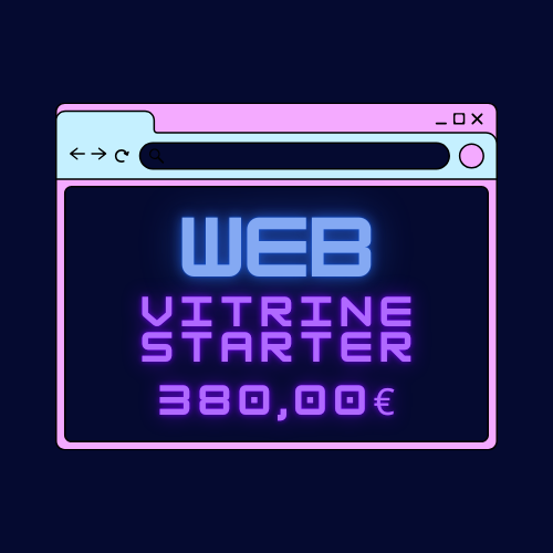 Site Web Vitrine Starter (380,00€ HTVA démarrage)