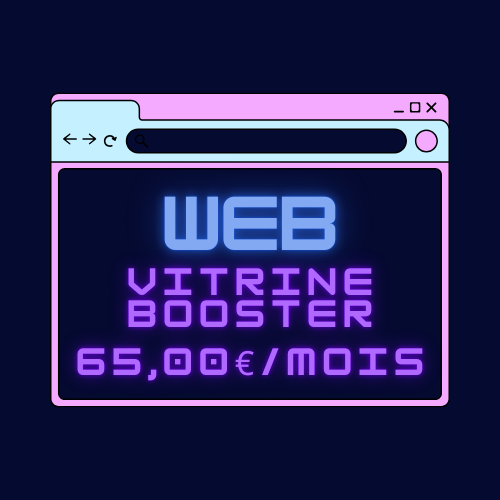 Site Web Vitrine Booster (65,00€ HTVA/mois)